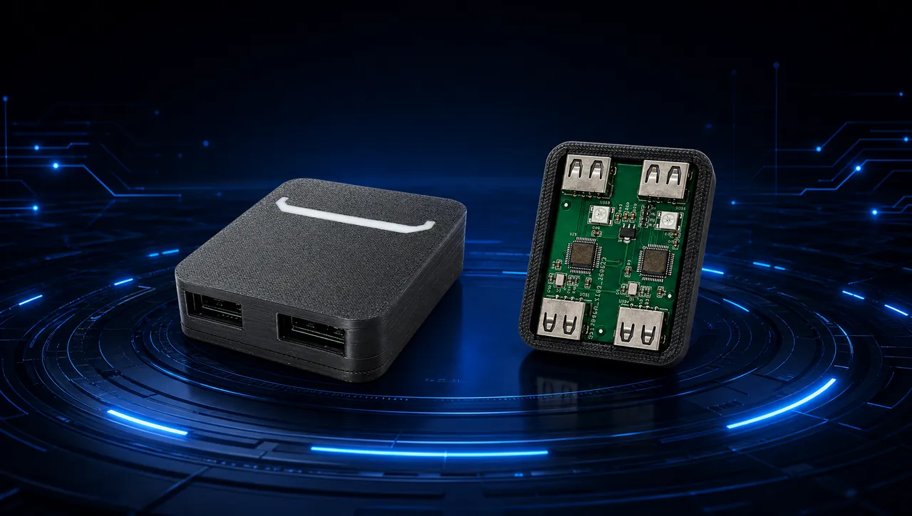 YSC 8K 斜侧视图——外壳与双主控内芯